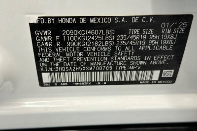 2025 Acura ADX A-Spec Package