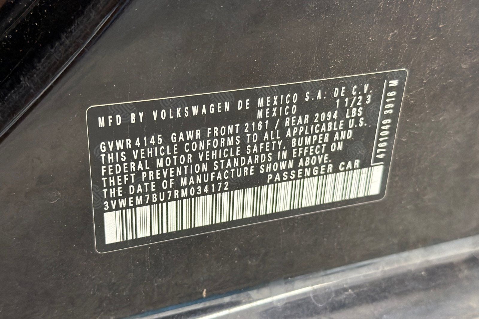 2024 Volkswagen Jetta 1.5T SE