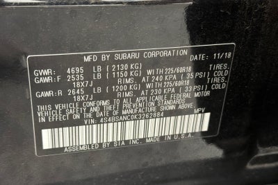 2019 Subaru Outback 2.5i Limited