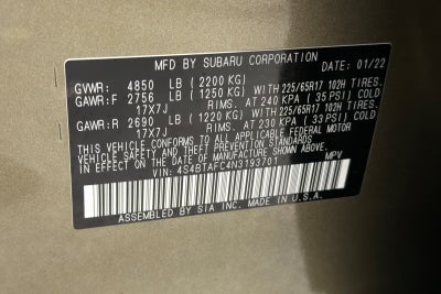 2022 Subaru Outback Premium