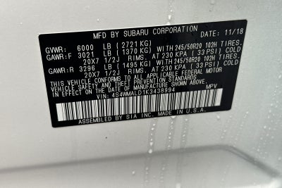 2019 Subaru Ascent Limited