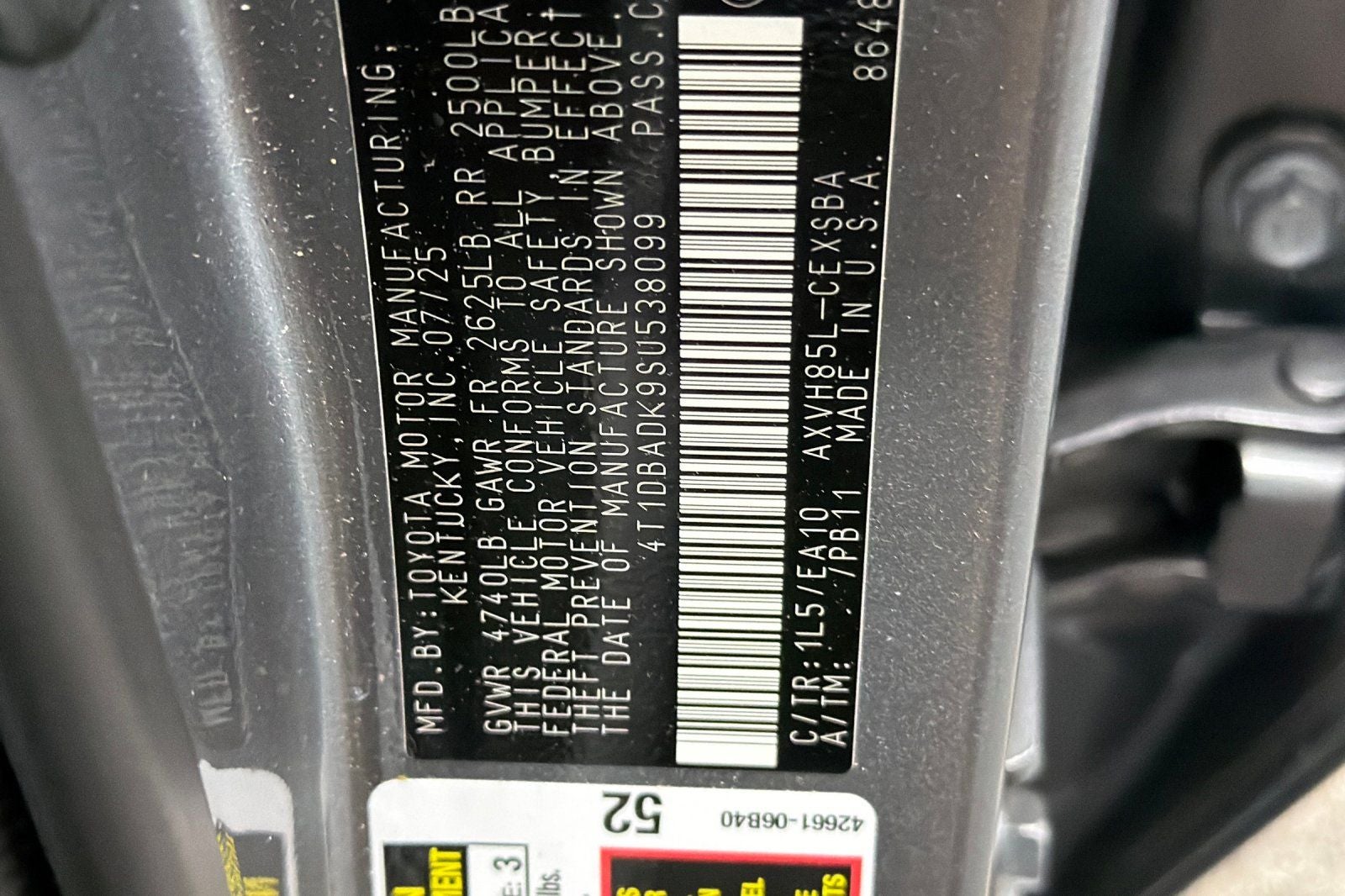 2025 Toyota Camry SE