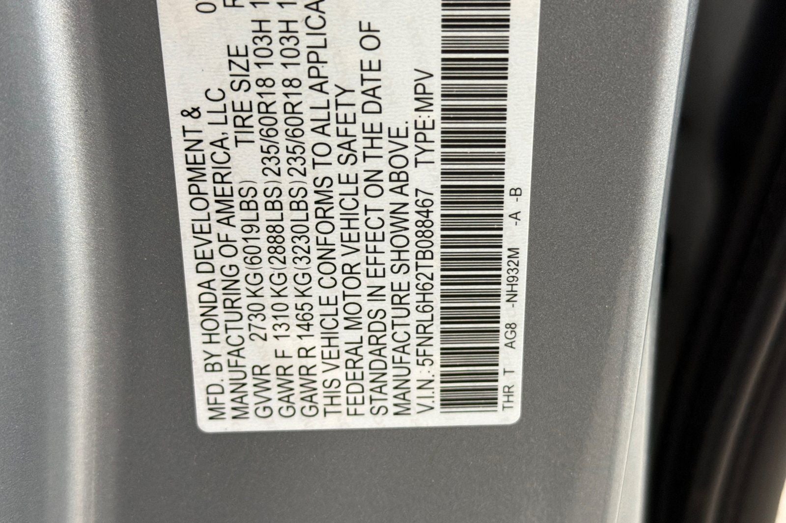 2026 Honda Odyssey EX-L