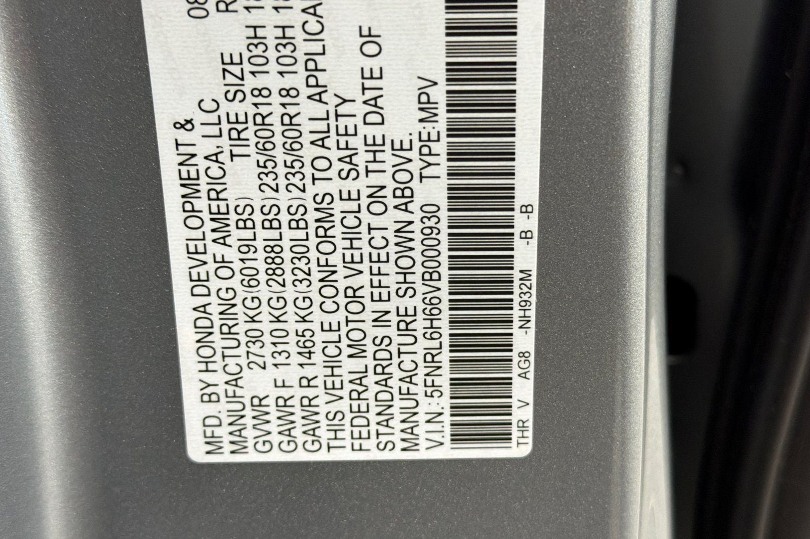 2027 Honda Odyssey EX-L
