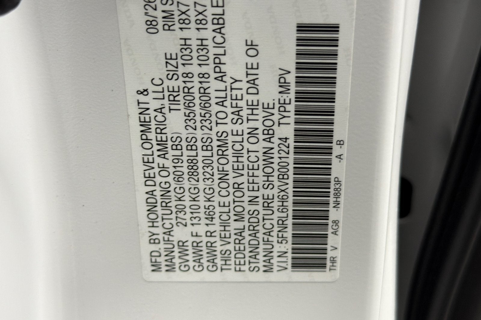 2027 Honda Odyssey EX-L
