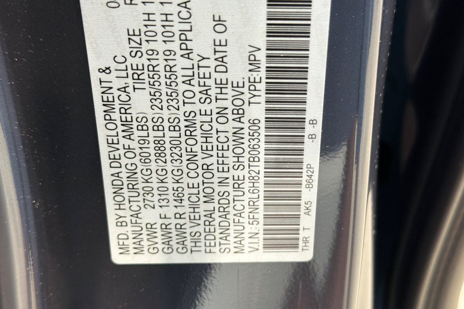2026 Honda Odyssey Touring