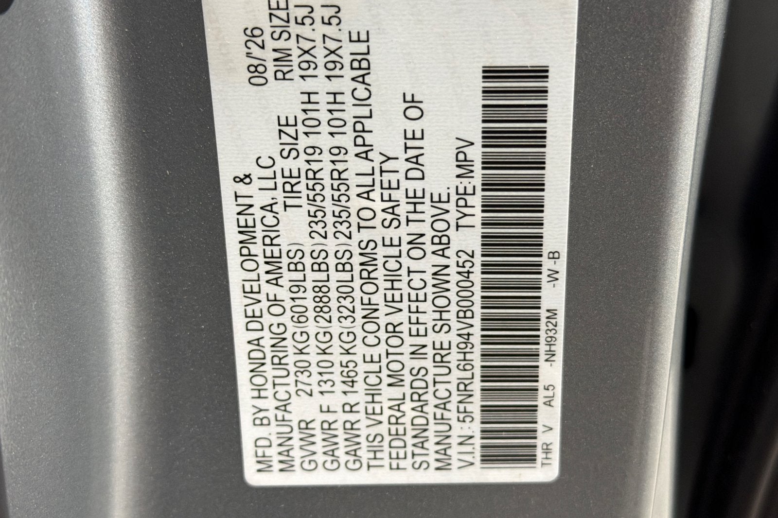 2027 Honda Odyssey Elite