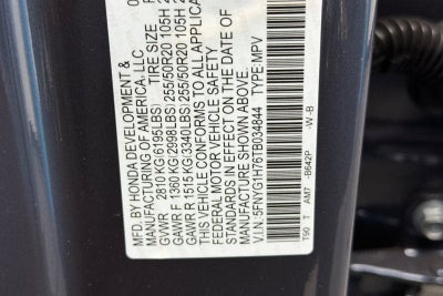 2026 Honda Pilot Touring