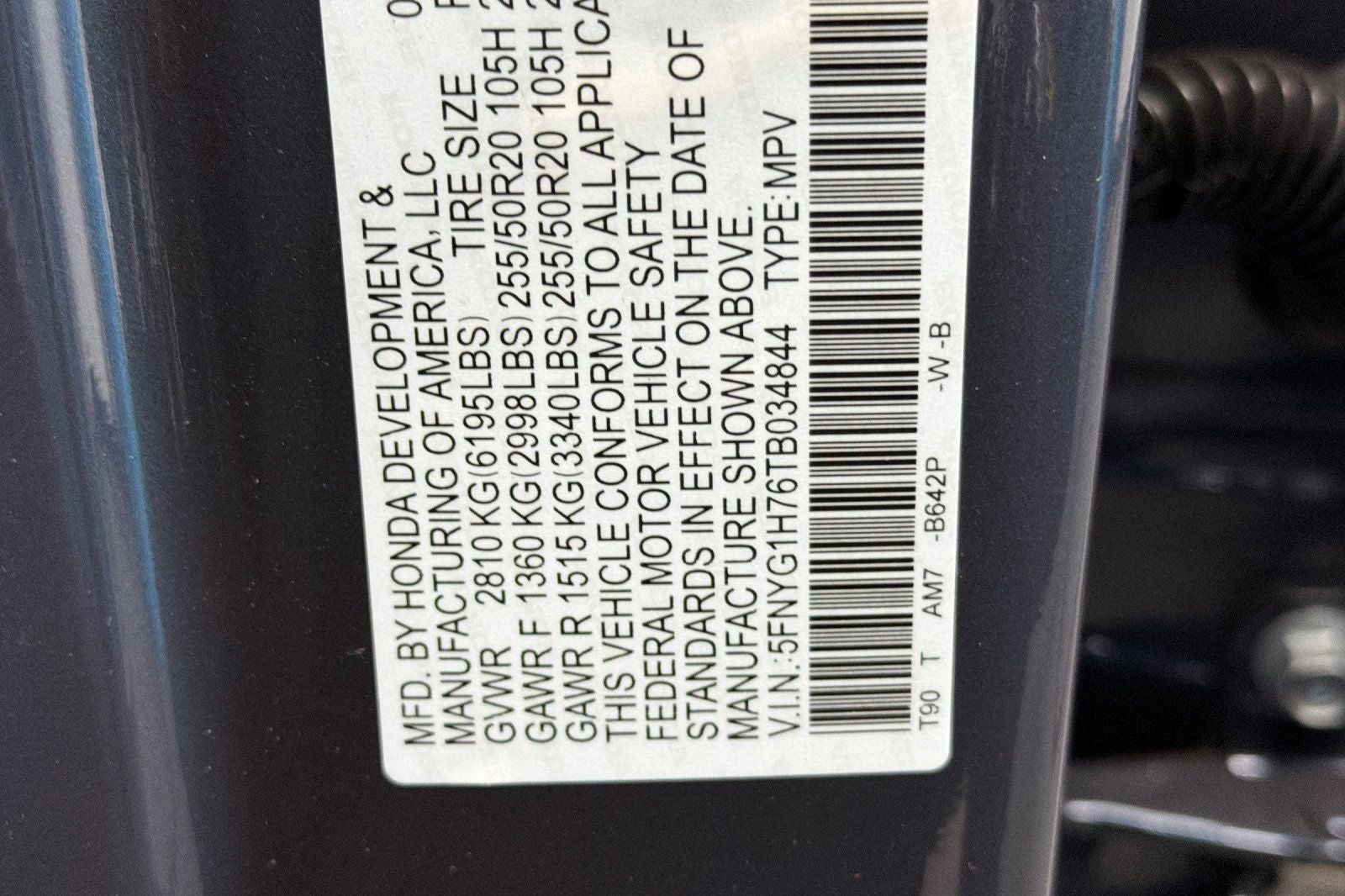 2026 Honda Pilot Touring