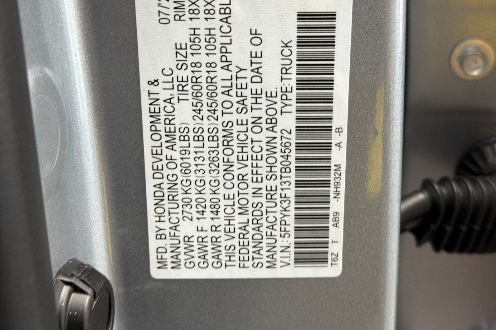 2026 Honda Ridgeline Sport