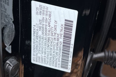 2025 Honda Ridgeline RTL