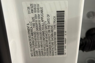 2026 Honda Ridgeline Black Edition