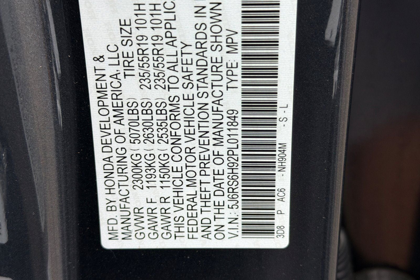 2023 Honda CR-V Hybrid Sport Touring