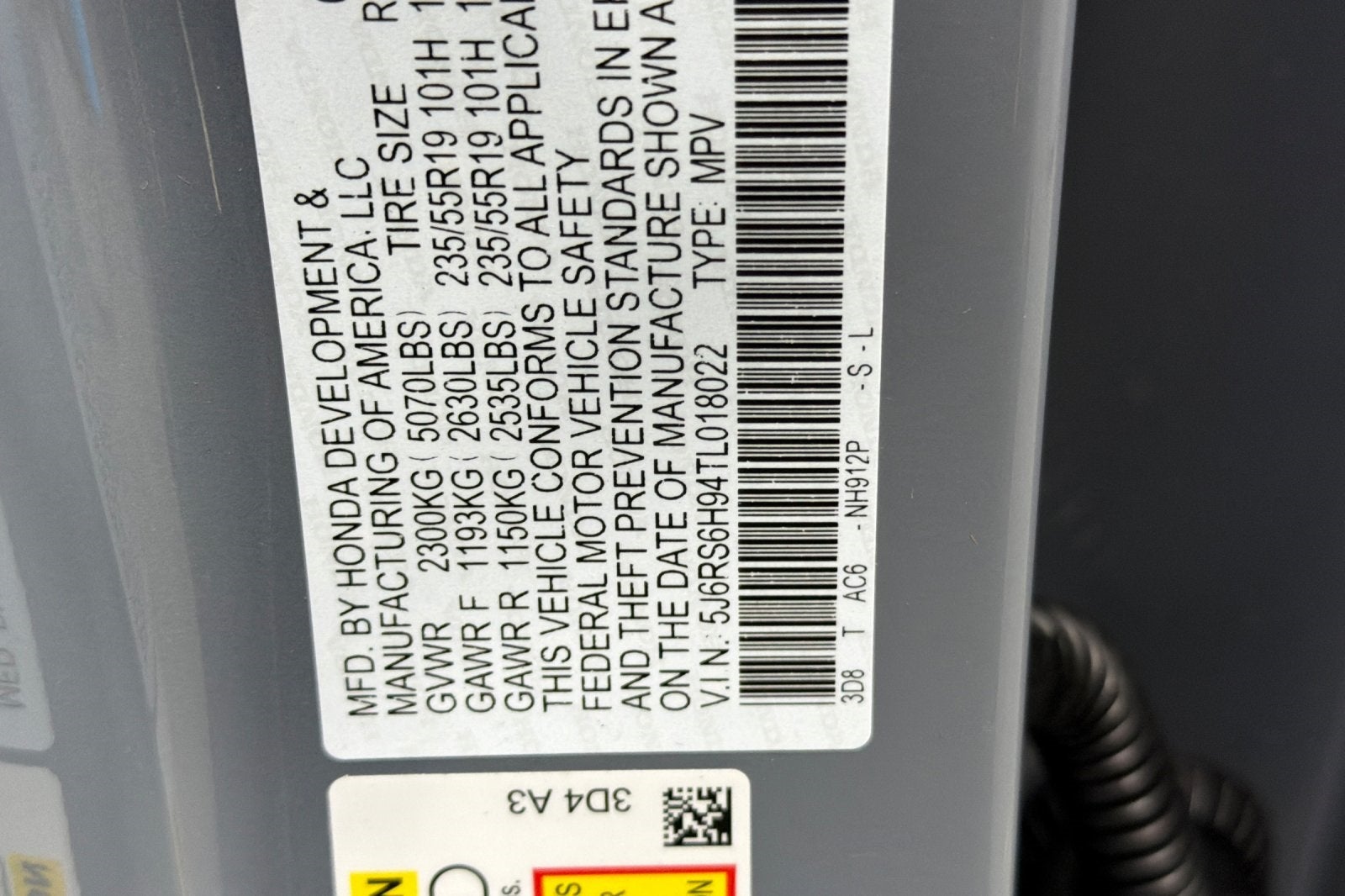 2026 Honda CR-V Hybrid Sport Touring