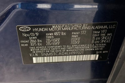 2020 Hyundai Santa Fe SEL