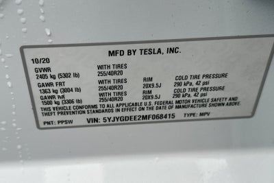 2021 Tesla Model Y Long Range