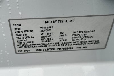 2021 Tesla Model Y Long Range