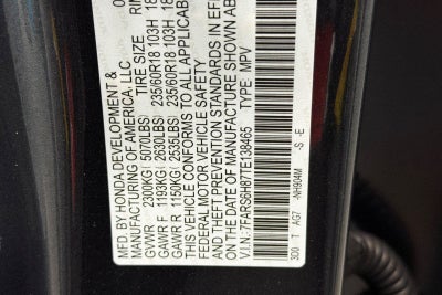 2026 Honda CR-V Hybrid Sport-L - Certified Pre-Owned