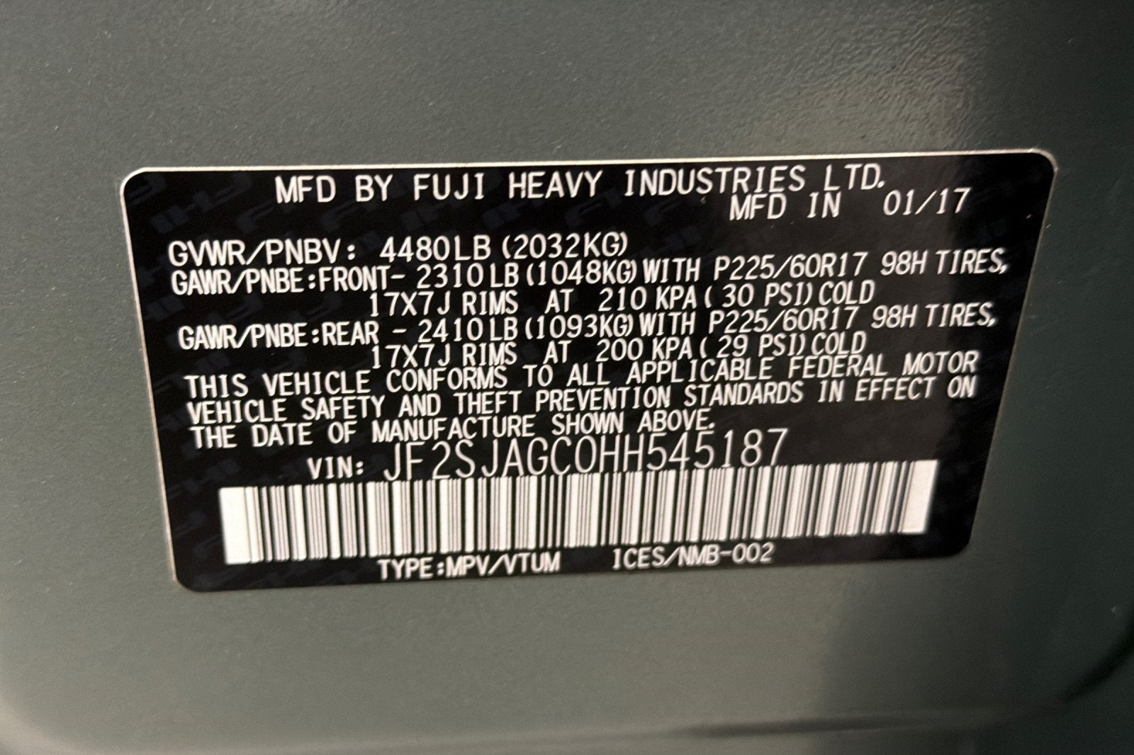 2017 Subaru Forester 2.5i Premium