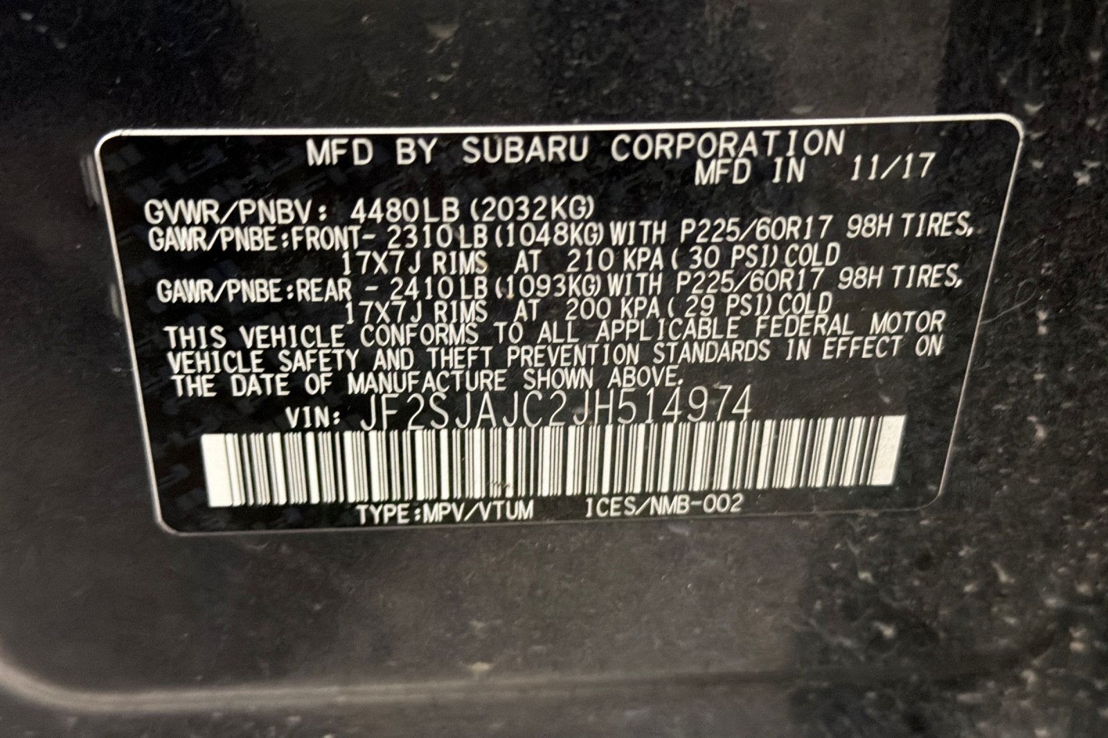 2018 Subaru Forester 2.5i Limited