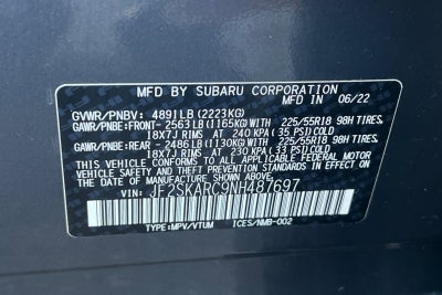 2022 Subaru Forester Touring