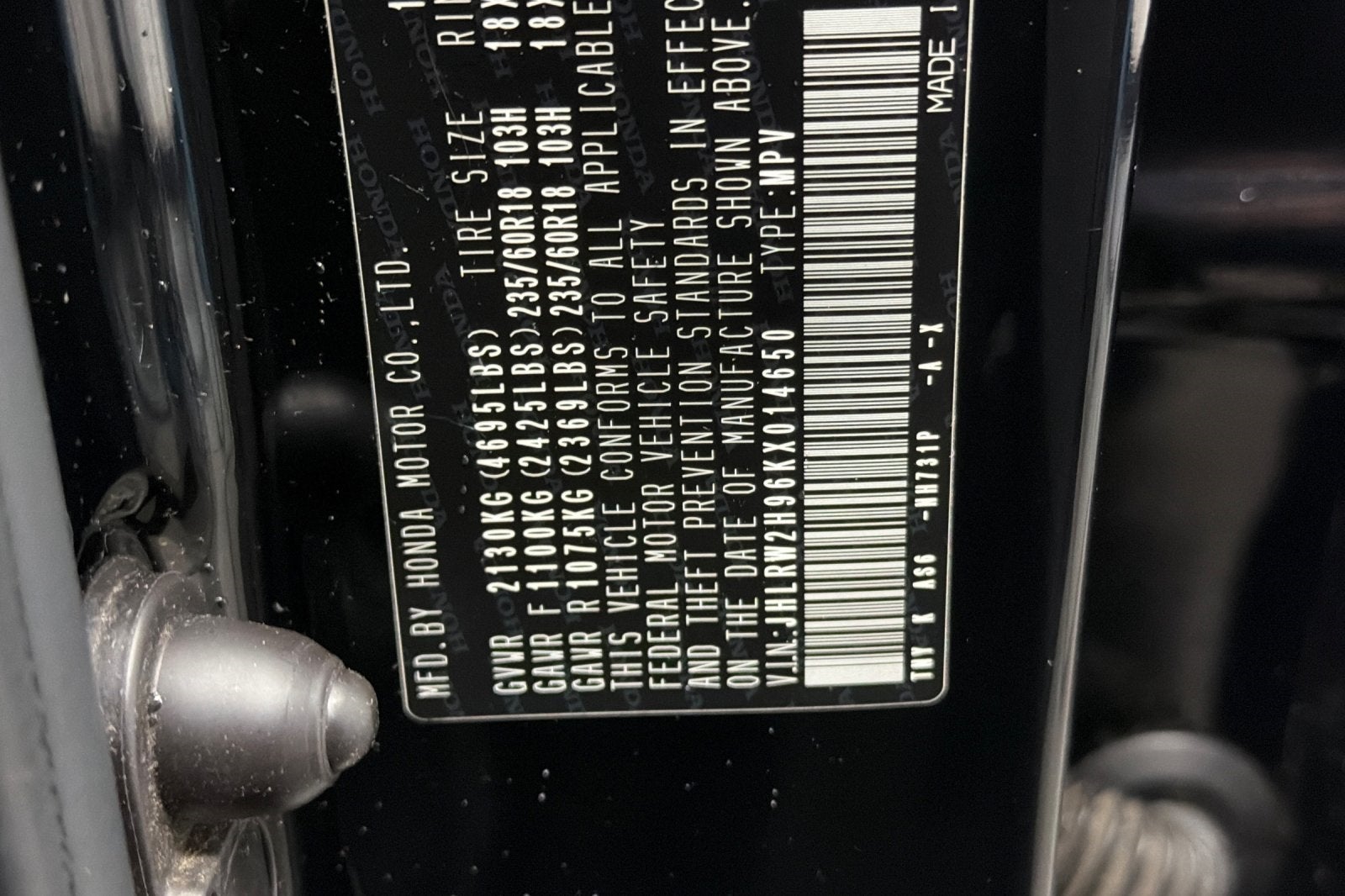 2019 Honda CR-V Touring