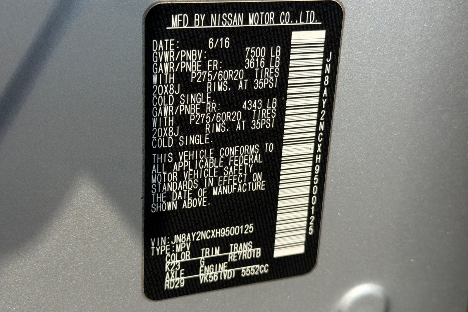 2017 Nissan Armada Platinum
