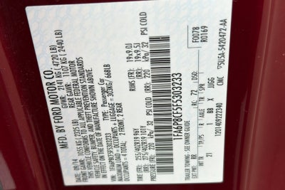 2015 Ford Mustang GT