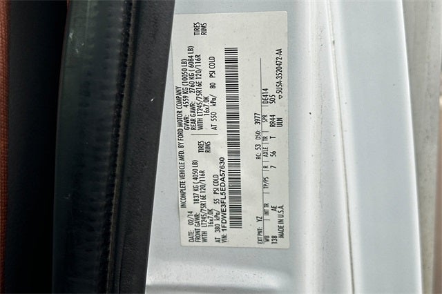 2014 Ford E-350SD Base Cutaway