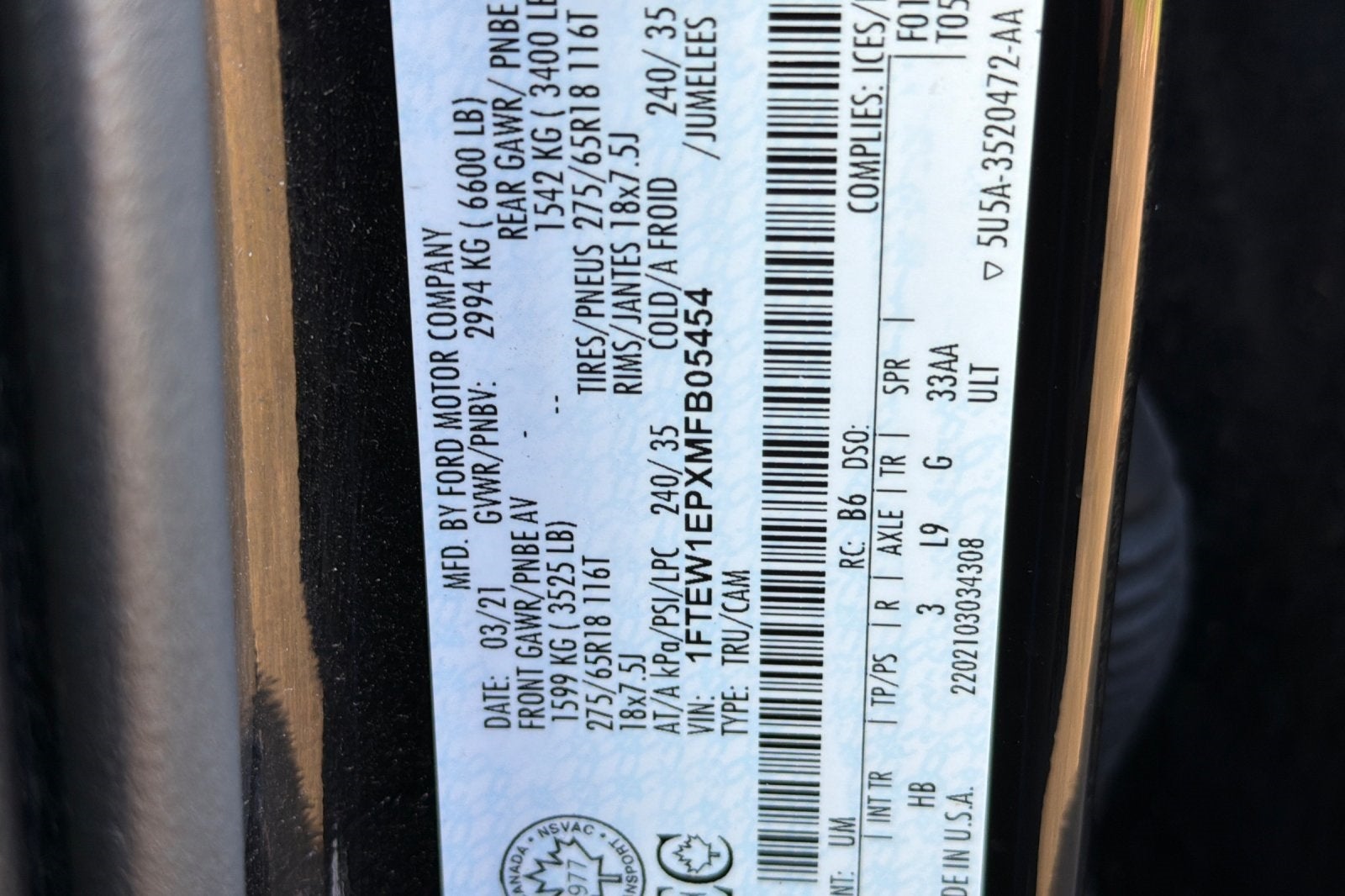 2021 Ford F-150 Lariat