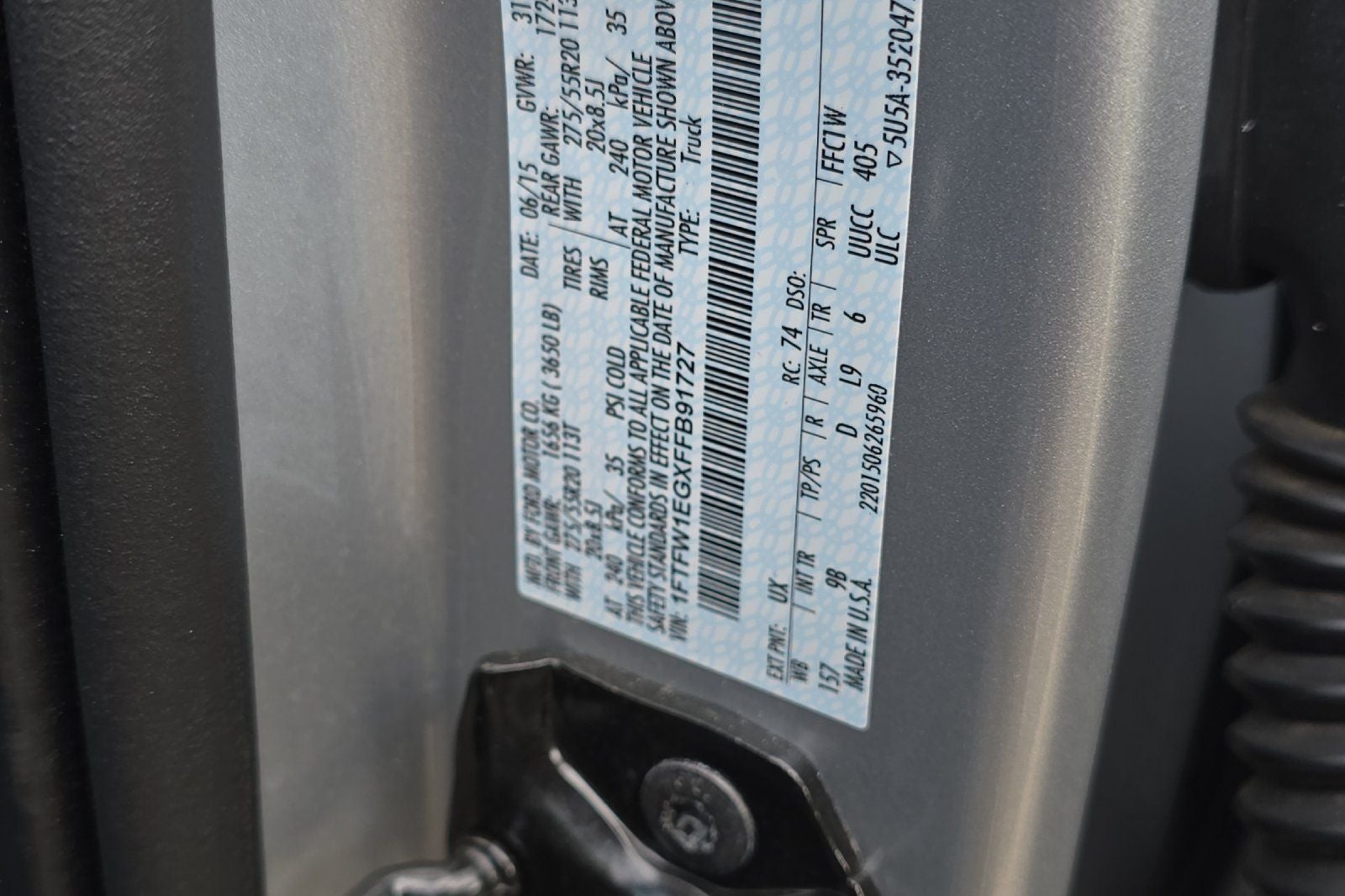2015 Ford F-150 Platinum