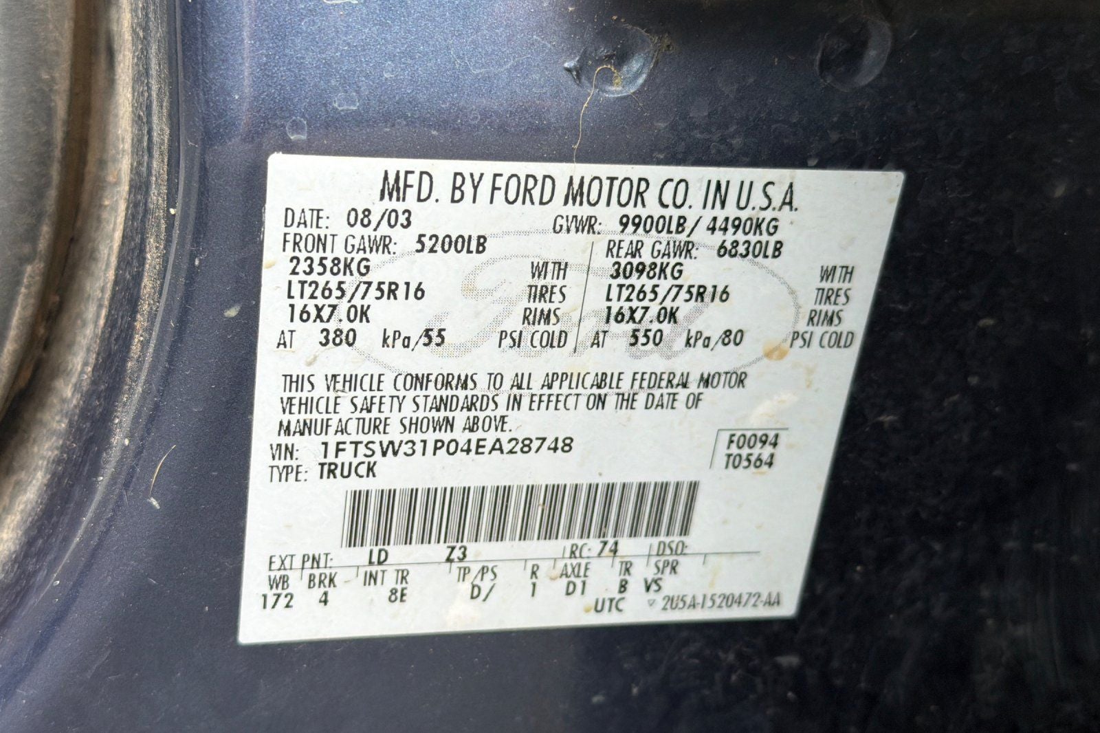 2004 Ford F-350SD Lariat