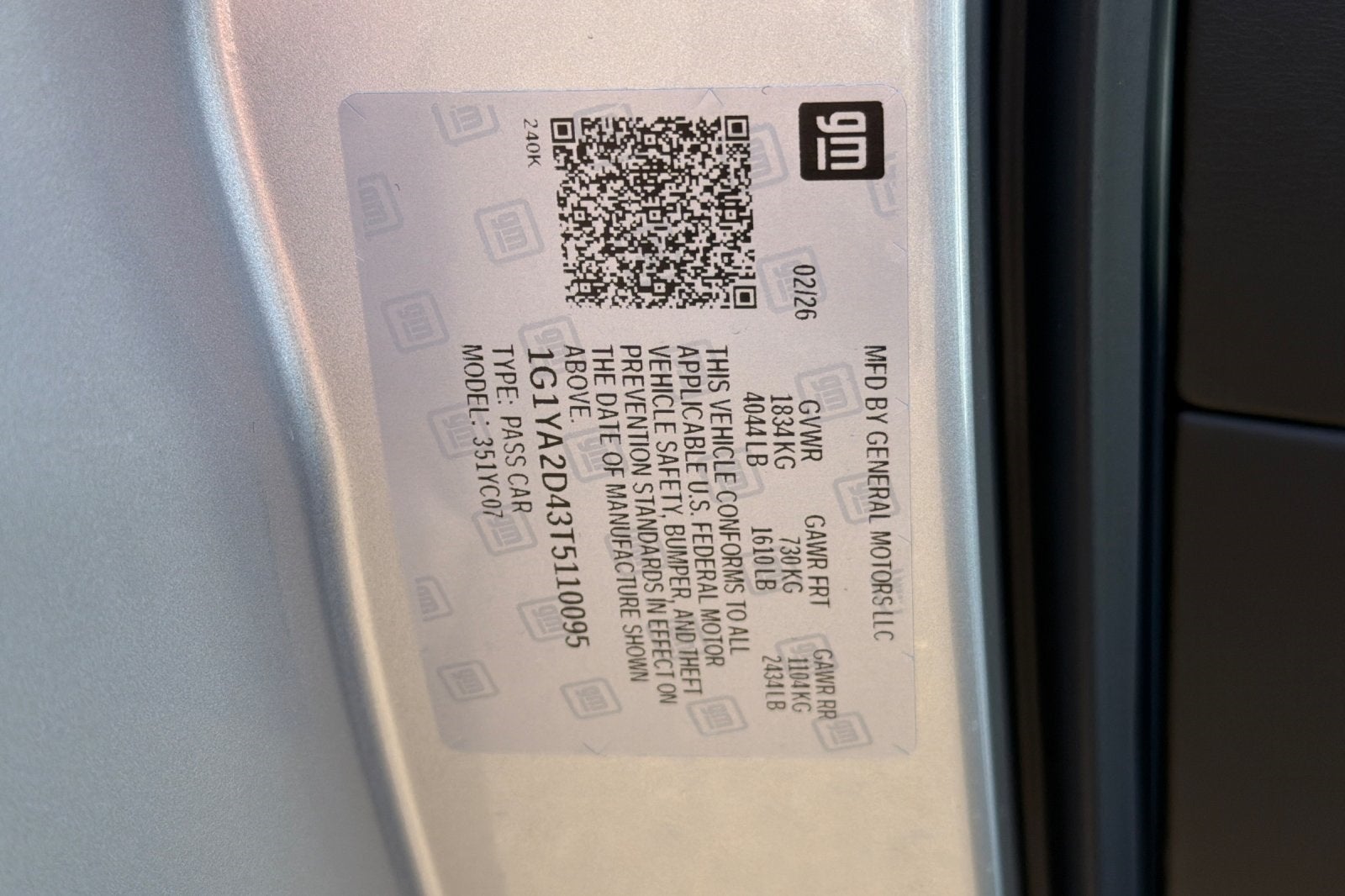 2026 Chevrolet Corvette Stingray 1LT