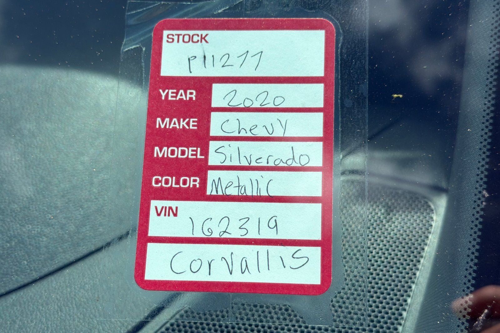 2020 Chevrolet Silverado 1500 Custom Trail Boss