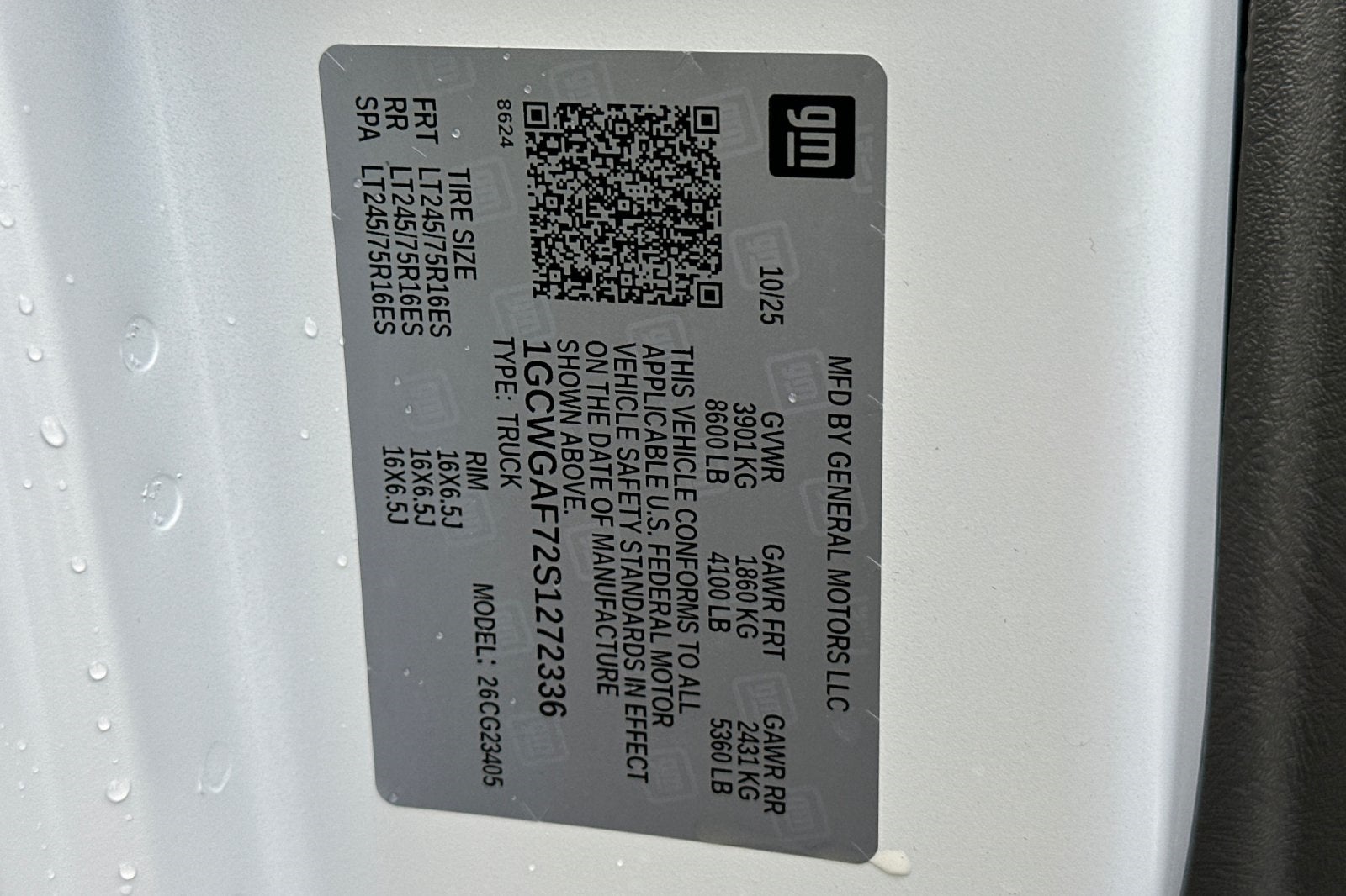 2025 Chevrolet Express 2500 Work Van Cargo