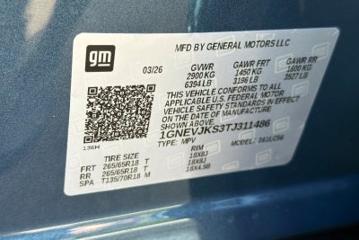 2026 Chevrolet Traverse Z71