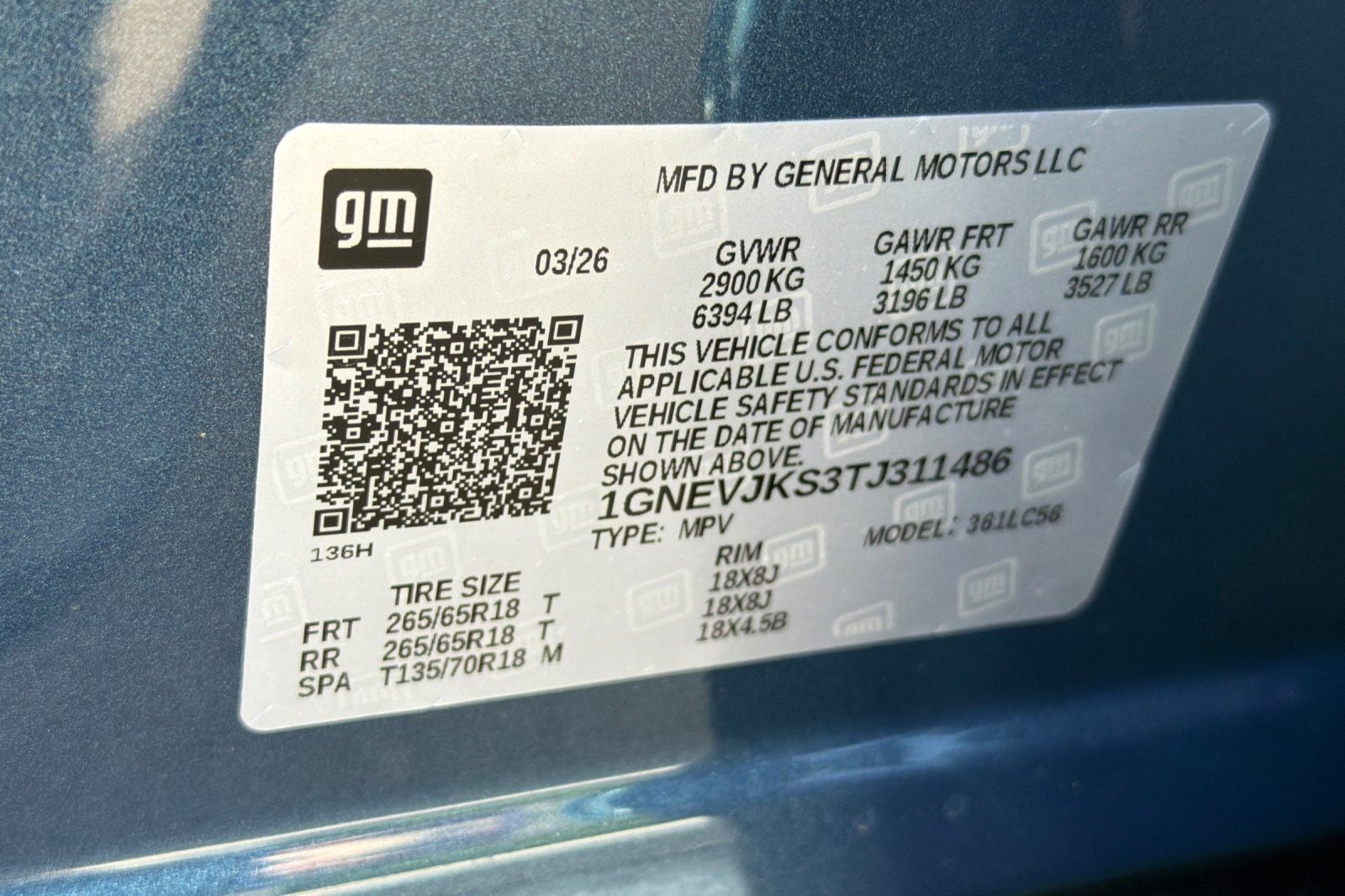 2026 Chevrolet Traverse Z71