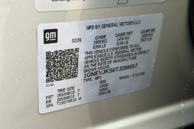 2026 Chevrolet Traverse Z71