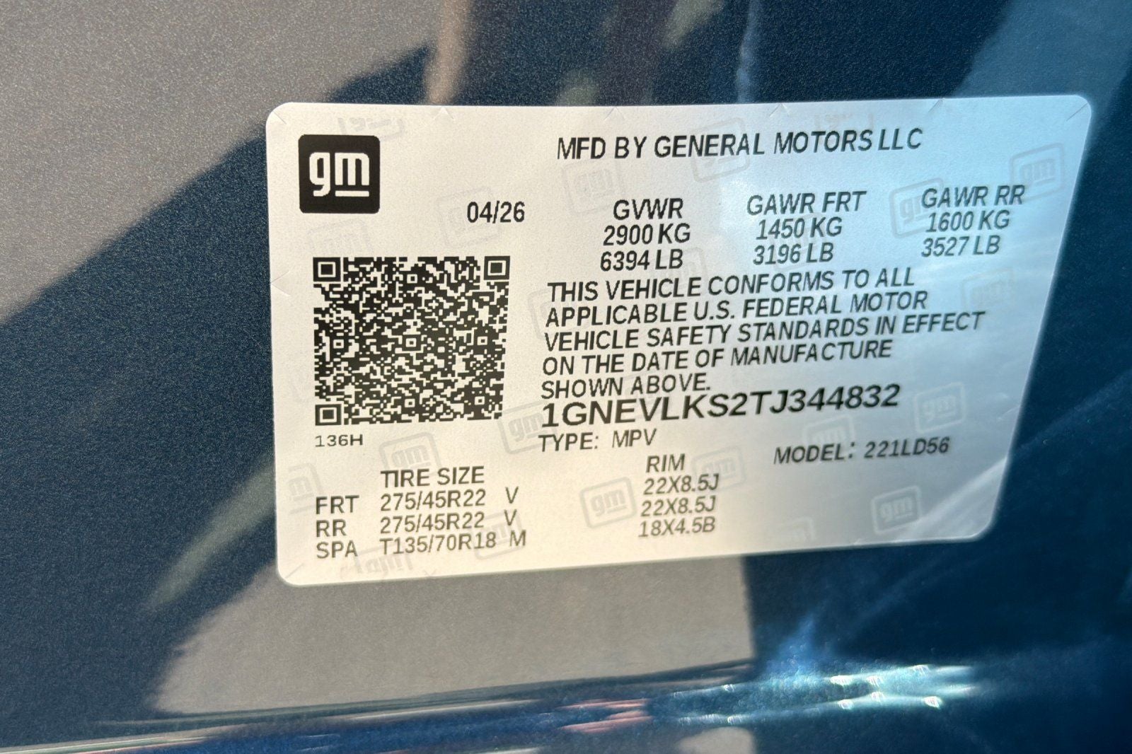2026 Chevrolet Traverse RS
