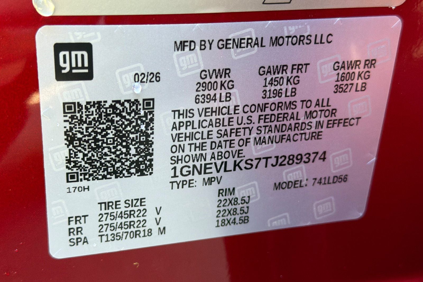 2026 Chevrolet Traverse RS