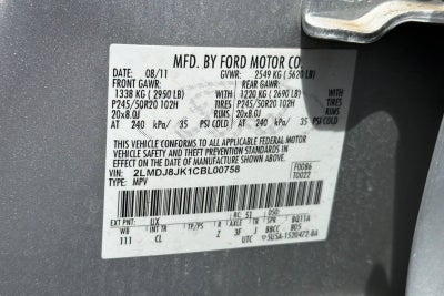 2012 Lincoln MKX Base
