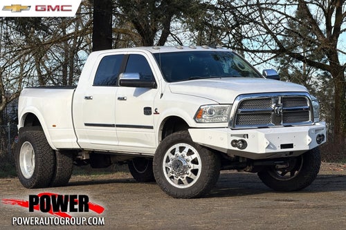 2016 RAM 3500 Laramie Longhorn LIFTED ON AMERICAN FORCES!
