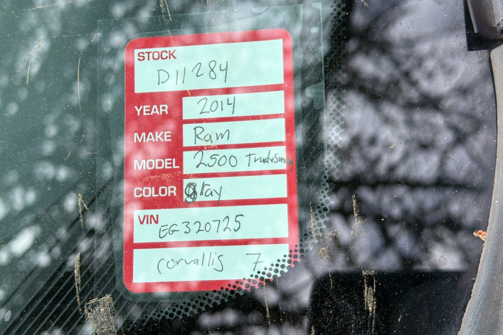 2014 RAM 2500 Tradesman