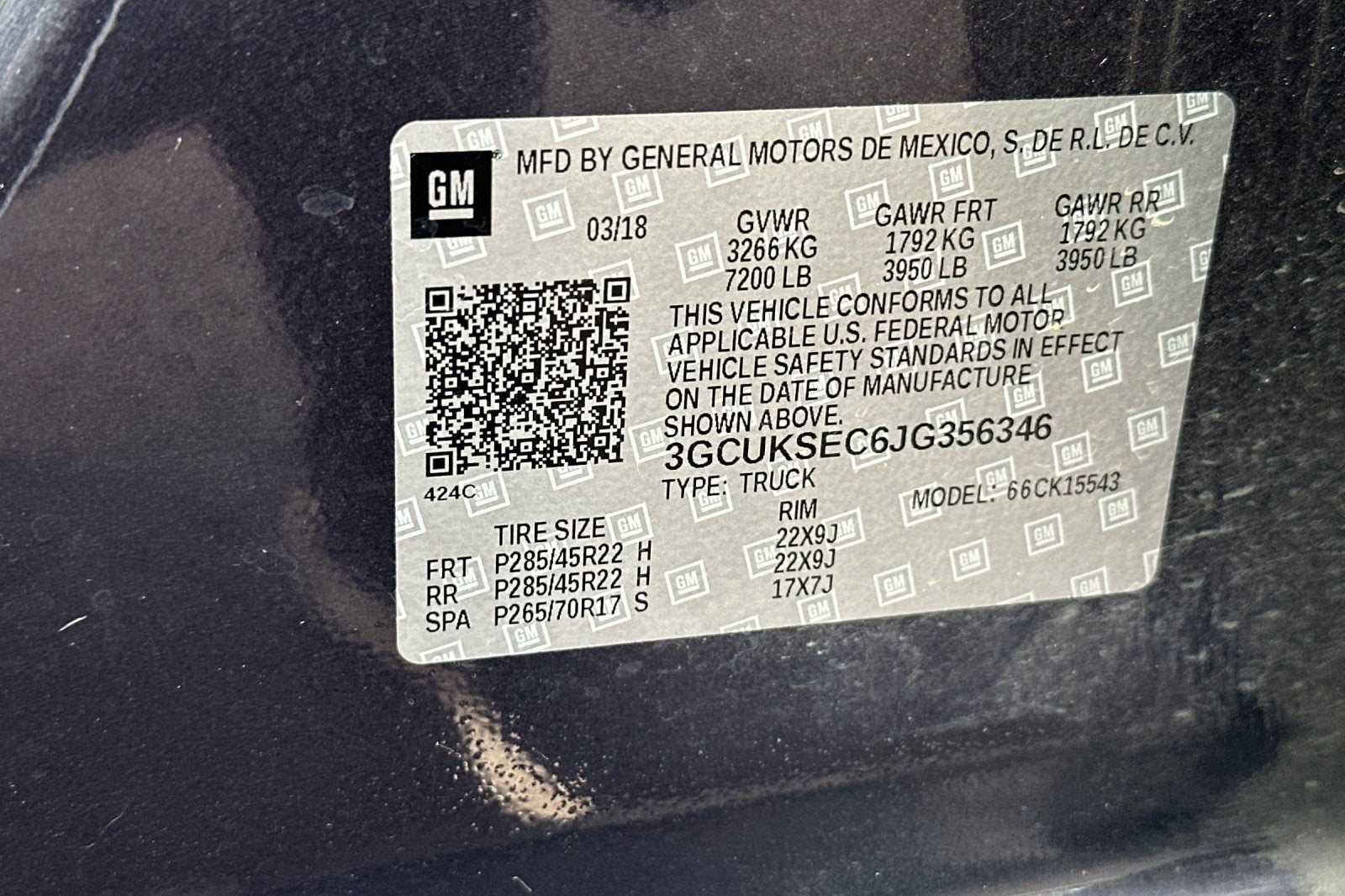 2018 Chevrolet Silverado 1500 LTZ 2LZ