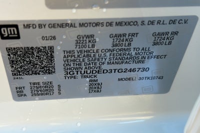 2026 GMC Sierra 1500 SLT