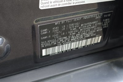 2011 Subaru Outback 2.5i Limited