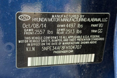 2015 Hyundai Sonata Sport