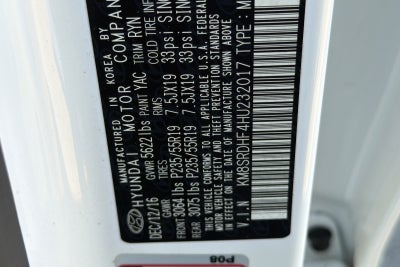 2017 Hyundai Santa Fe SE Ultimate