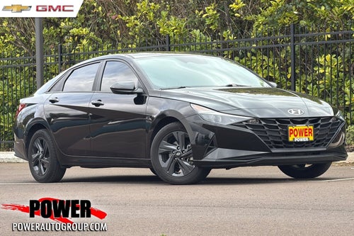 2022 Hyundai Elantra Hybrid Blue