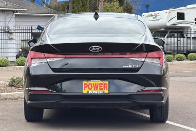 2022 Hyundai Elantra Hybrid Blue